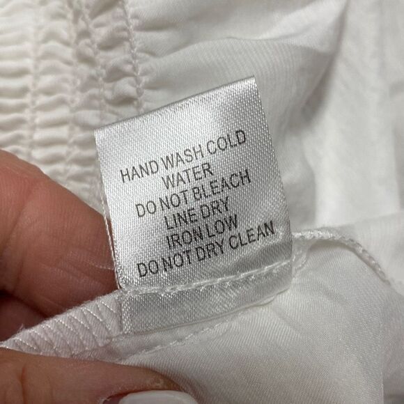 Hyfve White Sleeveless Halter Ruffle Dress Size Small NWT - Picture 7 of 7